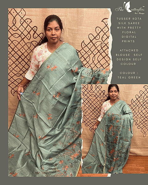 KOTA TUSSER SILK SAREE KKISKOT25150 KOTA TUSSER SILK SAREE KKISKOT25150