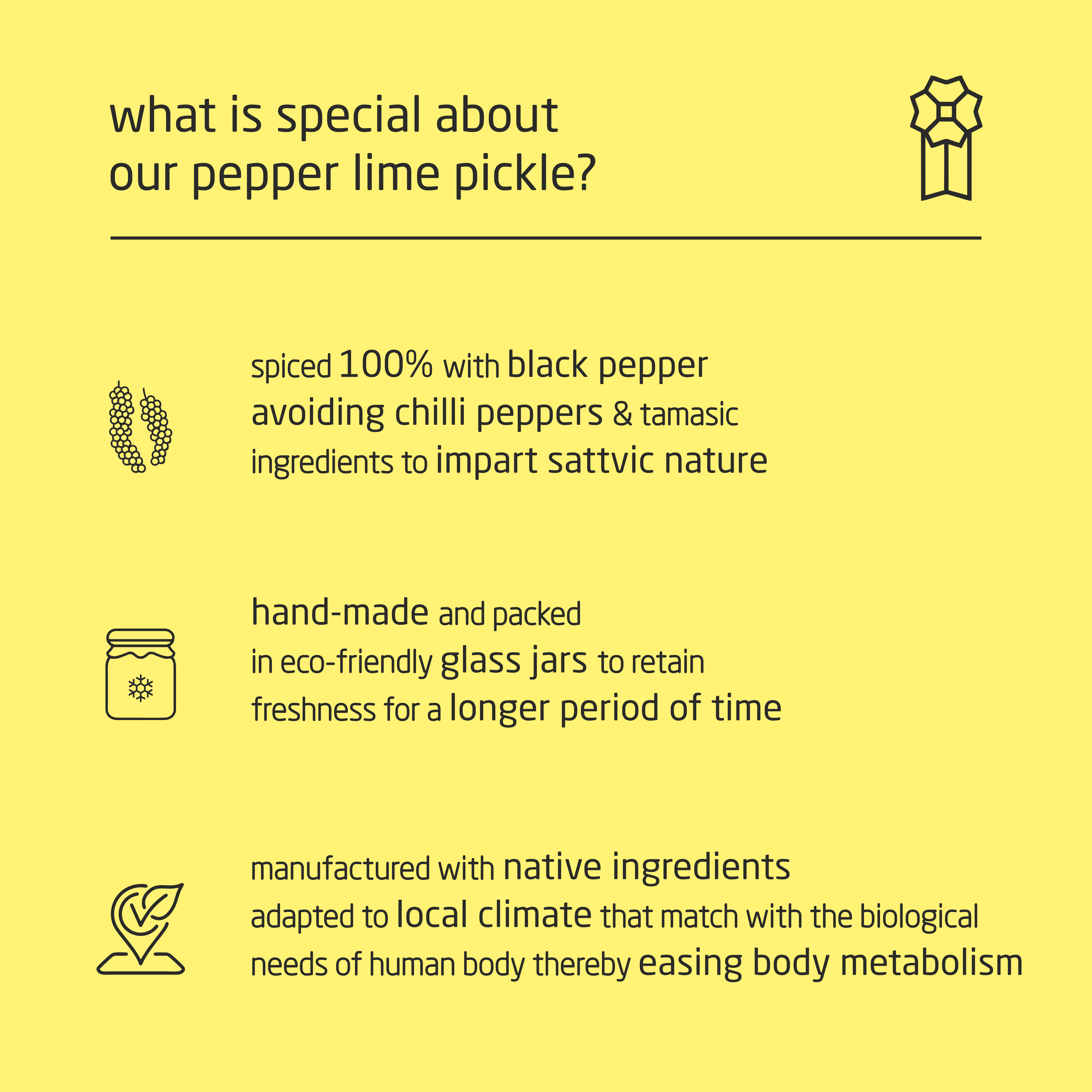 Premium Cold-Packed Pepper Lime Pickle – 185g