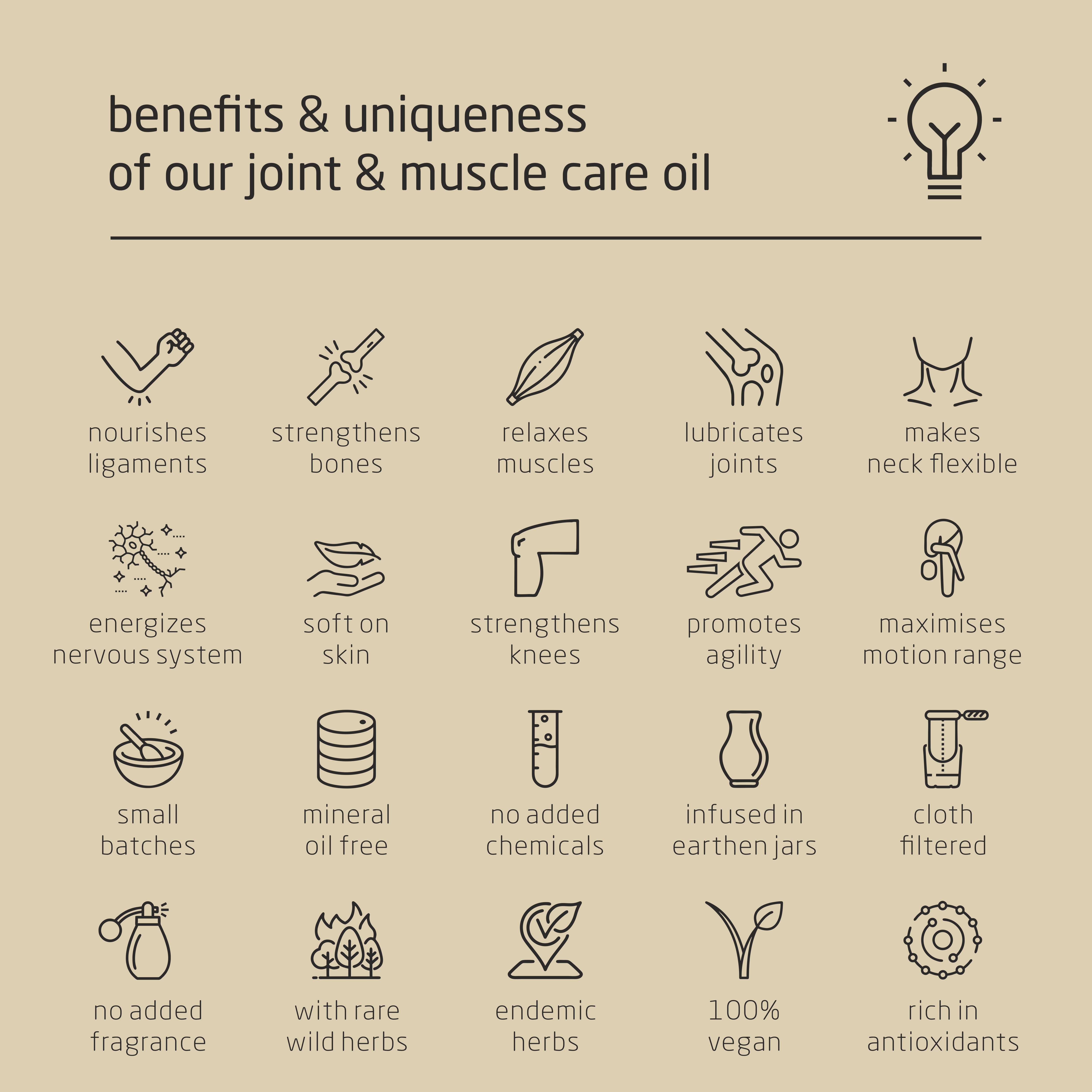 Premium Herbal Cold-Infused Joint & Muscle Care Oil - 100ml