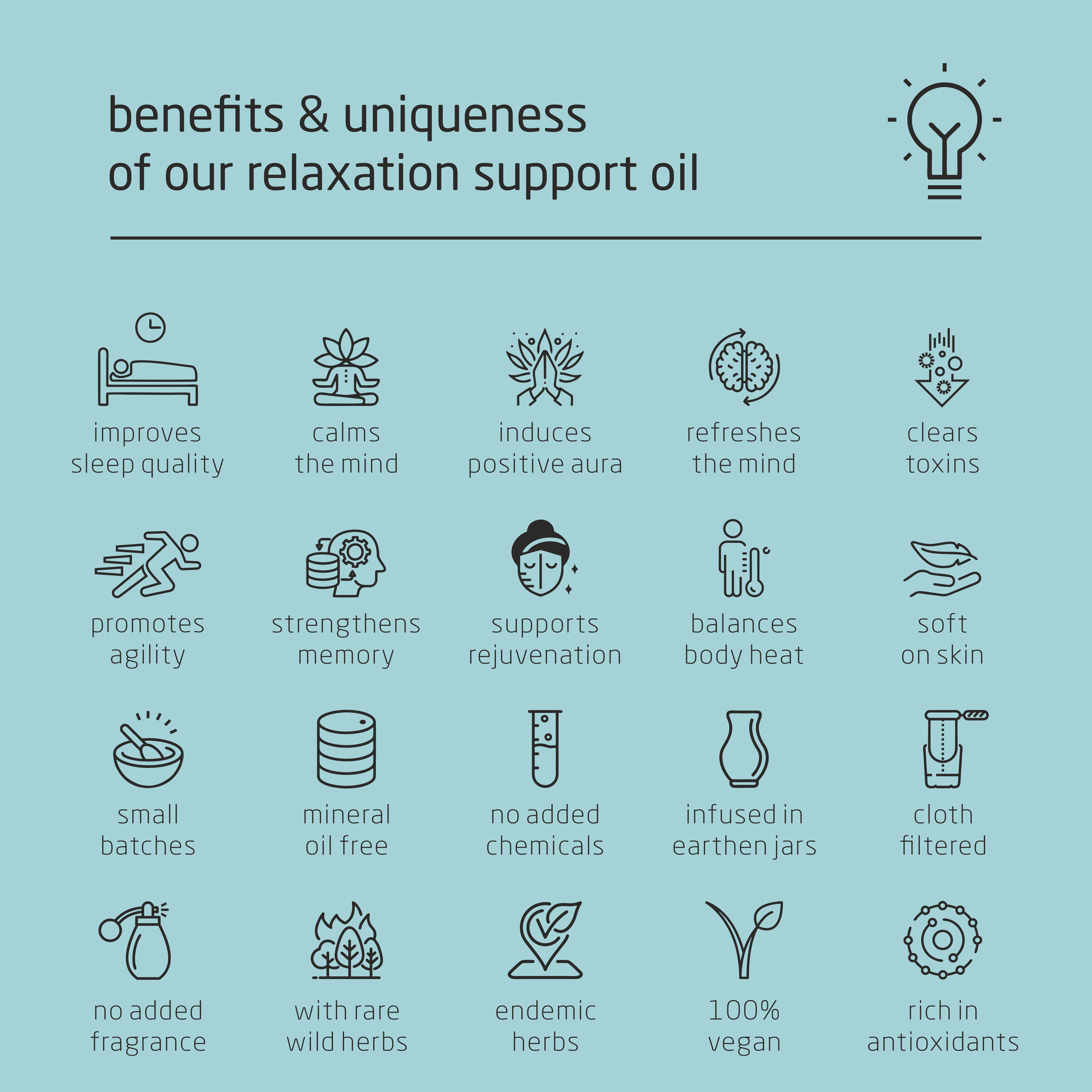 Premium Herbal Cold-Infused Relaxation Support Oil - 100ml Premium Herbal Cold-Infused Relaxation Support Oil - 100ml