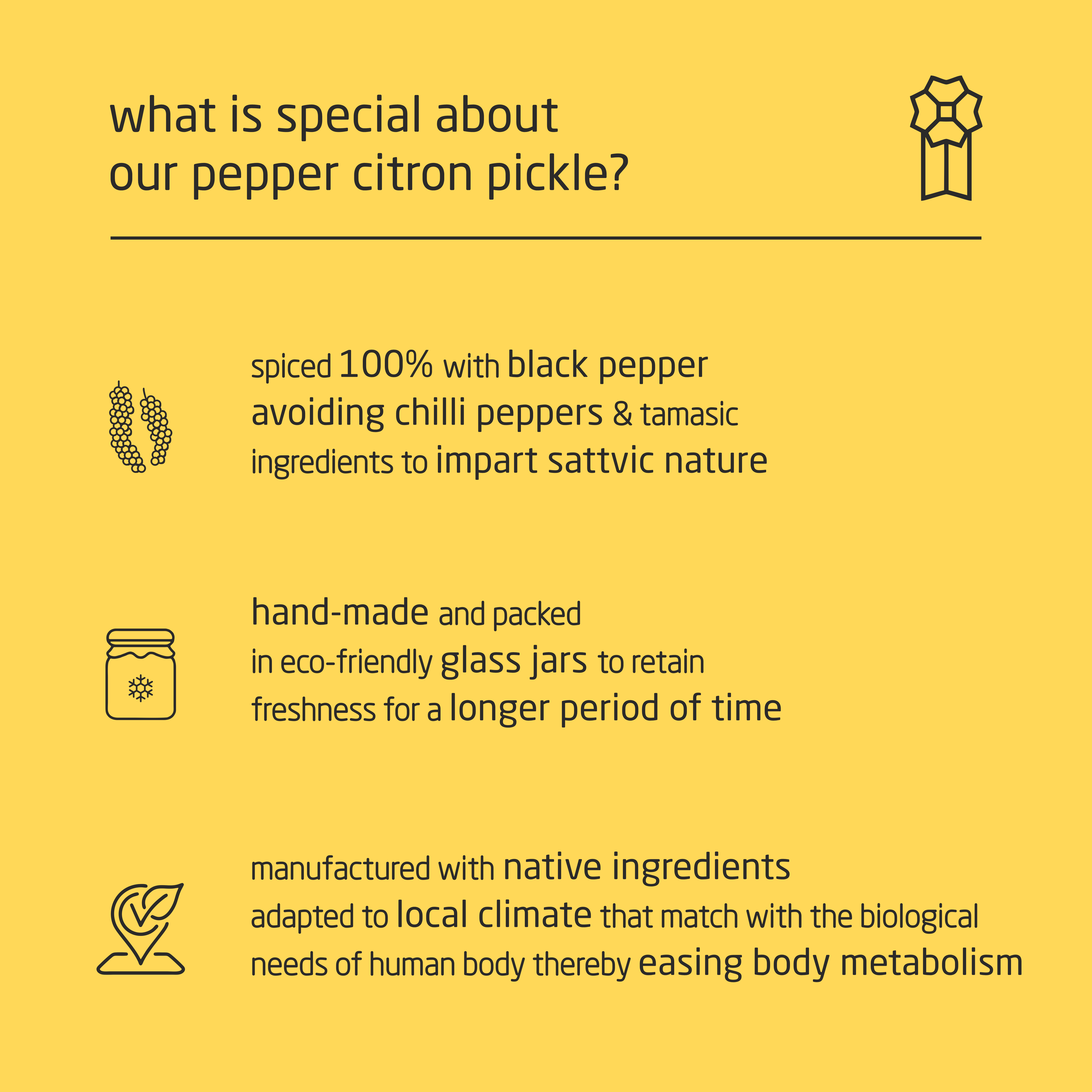 Premium Cold-Packed Pepper Citron Pickle – 185g