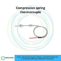 Compression spring thermocouple