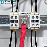 Elmex DBK-1X4 Polyamide Distribution Block | 114A/57A | 1 In (35mm²) – 8 Out (10mm²) | Finger Safe