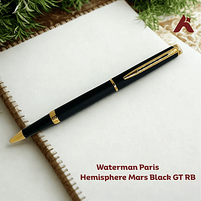Waterman Paris Hemisphere Mars Black GT RB