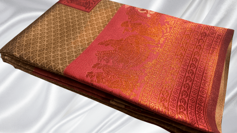 Pallak Design Silk Saree - Cream