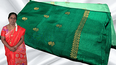 Kalakruti Mysore Soft Silk Saree - Green Kalakruti Mysore Soft Silk Saree - Green