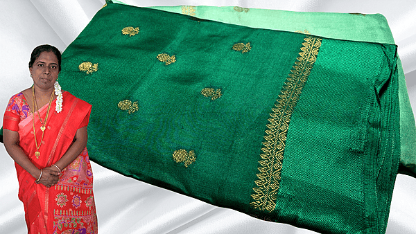 Kalakruti Mysore Soft Silk Saree - Green