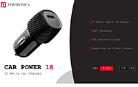 Car Charger Portronics