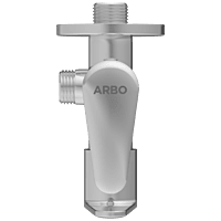 AL-1407 2 Way Angle Cock With Wall Flange
