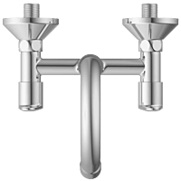 AL-1413 Sink Mixer With Swinging Spout With Connecting Legs With Wall Flange (Wall Mounted Model)