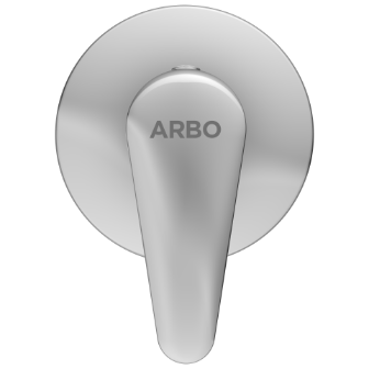 AL-1424 Concealed Stop Cock 20mm Body With Upper Part Set