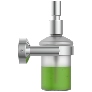 LE-06-Lexus Liquid Soap Dispenser With Brass Pump-Chrome
