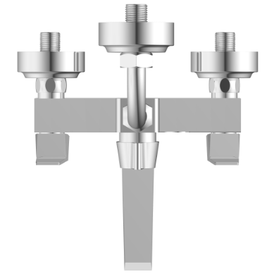 LV-2020 Wall Mixer 2 In 1 With Connecting Legs With Wall Flange