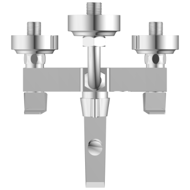 LV-2022 Wall Mixer 3 In 1 With Connecting Legs With Wall Flange