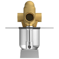 LV-2055 3 Inlet 2 Outlet High Flow Diverter Body With Upper Part Set