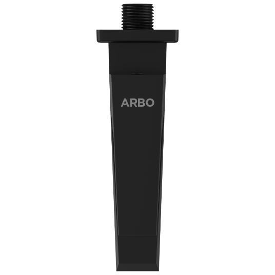 LV-MB-2003 Long Nose Bib Tap With Wall Flange (Matt Black)