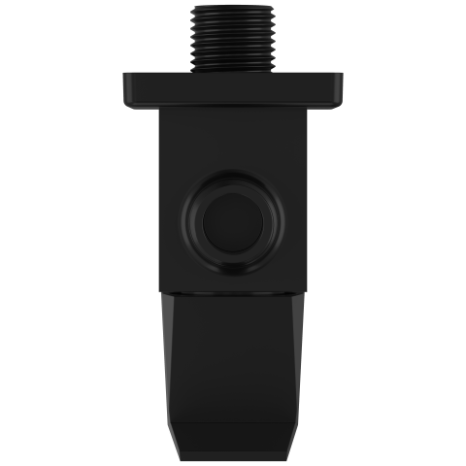 LV-MB-2004 Angle Cock With Wall Flange (Matt Black)