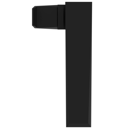 LV-MB-2011 Swan Neck With Swinging Spout (Table Mounted Model) (Matt Black)