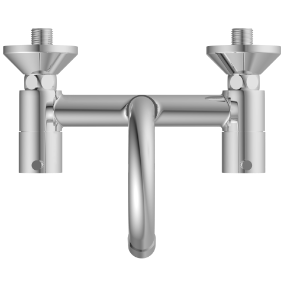 LX-1313 Sink Mixer With Swinging Spout With Connecting Legs With Wall Flange (Wall Mounted Model)