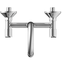 RL-4613 Sink Mixer With Swinging Spout With Connecting Legs With Wall Flange (Wall Mounted Model)