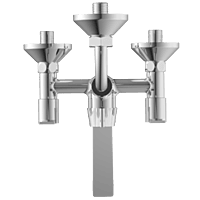 RL-4620 Wall Mixer 2 In 1 With Connecting Legs With Wall Flange