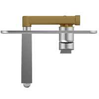 RL-4629 Concealed Body For Single Lever Basin Mixer Wall Mounted With Exposed Part Kit, Consisting Of Operative Lever, Basin Spout & Wall Flange