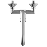 RL-4643 Single Lever Sink Mixer With Swinging Spout With Connecting Legs With Wall Flange (Wall Mounted Model)