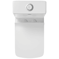 OPC-31211UF Kia Siphonic One Piece Closet S Trap (9" Inch) With UF Soft Close Seat Cover With Hinges, Fixing Accessories Set and Accessories Set, Cistern Fittings