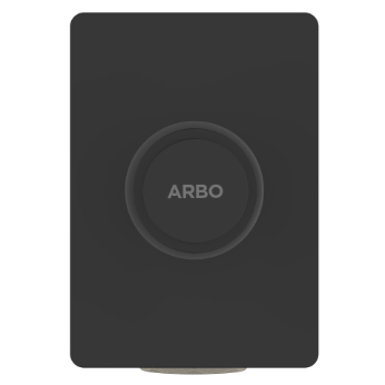 MP-MB-5217 Metropole Forged Brass WC Flush Valve 32mm (1.25" Inch) With Exposed Shut Off Provision & Square Plate (Matt Black)