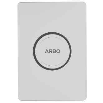 UPS-02 Exposed Part Kit Of Forged Metropole WC Flush Valve With Fitting Sleeve With Operating Lever, Square Wall Flange & Cartridge (Silver)