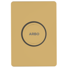 UPS-GG-02 Exposed Part Kit Of Forged Metropole WC Flush Valve With Fitting Sleeve With Operating Lever, Square Wall Flange & Cartridge (Glossy Gold)
