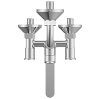 SL-2620 Wall Mixer 2 In 1 With Connecting Legs With Wall Flange