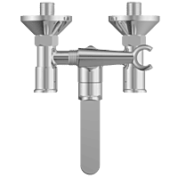 SL-2621 Wall Mixer 2 In 1 With Crutch, Connecting Legs With Wall Flange