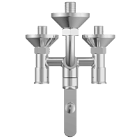 SL-2622 Wall Mixer 3 In 1 With Connecting Legs With Wall Flange