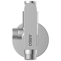 IX-2807 2 Way Angle Cock With Wall Flange