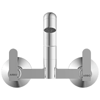 IX-2813 Sink Mixer With Swinging Spout With Connecting Legs With Wall Flange (Wall Mounted Model)