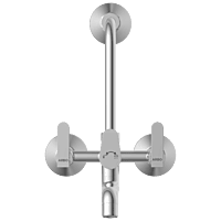 IX-2820 Wall Mixer 2 In 1 With Connecting Legs With Wall Flange