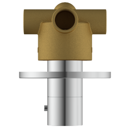 DVT-5610 2 Inlet 3 Outlet Thermostatic Diverter Body With Upper Part Set