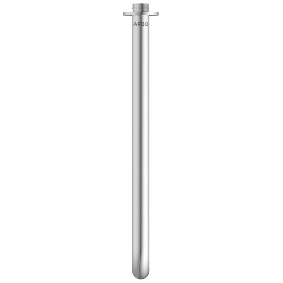 SHA-28 S.S. 304 Round Shape With 90° Bend For Wall Mounted Shower Arm With Wall Flange-18" Inch