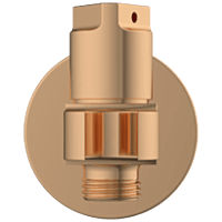 AC-RG-34 Wall Outlet With Shower Hook & Shutoff Valve (Rose Gold)