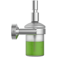 LE-06-Lexus Liquid Soap Dispenser With Brass Pump-Chrome