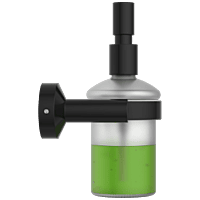 LE-MB-06 Lexus Liquid Soap Dispenser With Brass Pump-Matt Black