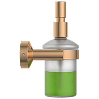 LE-RG-06 Lexus Liquid Soap Dispenser With Brass Pump-Rose Gold