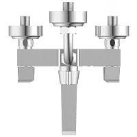 LV-2020 Wall Mixer 2 In 1 With Connecting Legs With Wall Flange