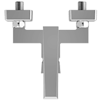 LV-2043 Single Lever Sink Mixer With Swinging Spout With Connecting Legs With Wall Flange (Wall Mounted Model)