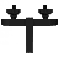 LV-MB-2013 Sink Mixer With Swinging Spout With Connecting Legs With Wall Flange (Wall Mounted Model) (Matt Black)