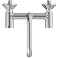LX-1314 Sink Mixer With Swinging Spout With Connecting Legs With Wall Flange (Wall Mounted Model)