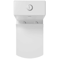 OPC-23111PP Solo Washdown One Piece Closet S Trap (9" Inch) With Soft Close Seat Cover, Hinges, Fixing Accessories Set and Accessories Set, Cistern Fittings