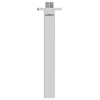 SHA-01 Square Cross Wall Mounted Shower Arm With Wall Flange 9" Inch