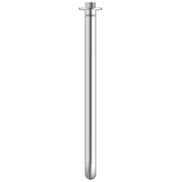 SHA-28 S.S. 304 Round Shape With 90° Bend For Wall Mounted Shower Arm With Wall Flange-18" Inch